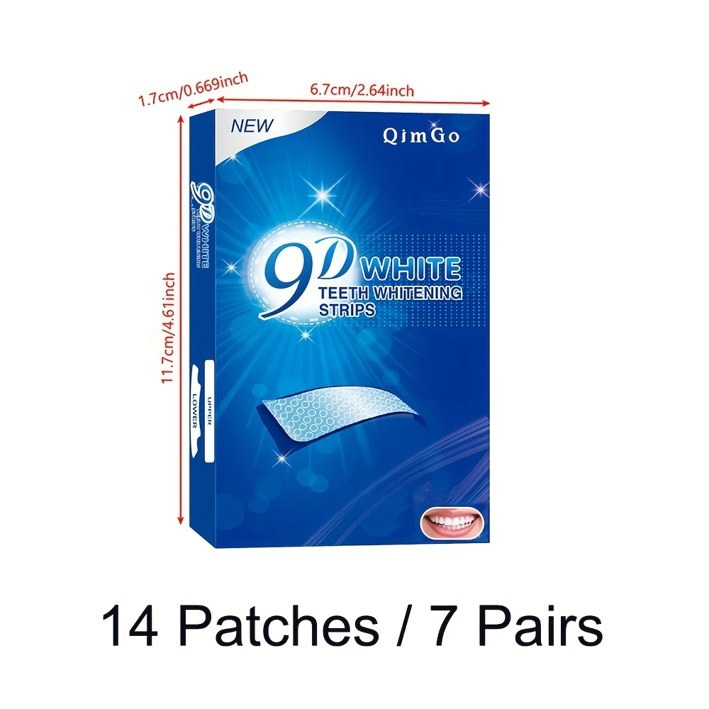 مجموعة تبييض الأسنان مكونة من 14 شريطًا، أسنان حساسة احترافية متوافقة مع إزالة البقع السريعة للتدخين والقهوة والنبيذ #3
