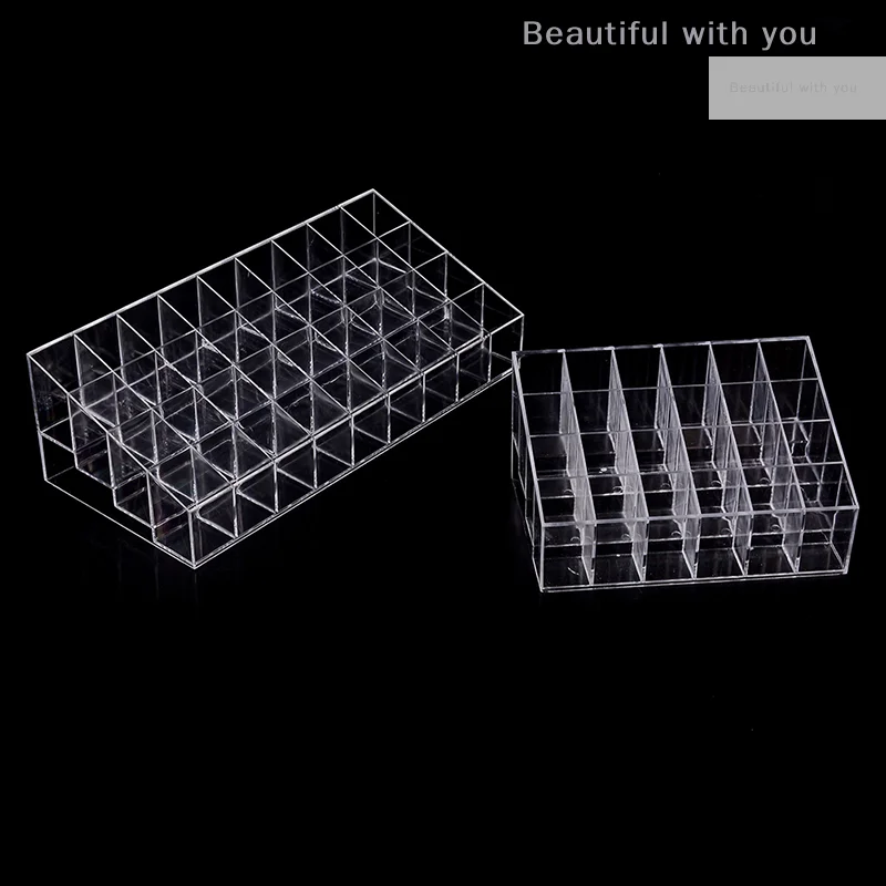 24/36/40 口紅ホルダー ディスプレイスタンド 化粧品オーガナイザー メイクアップケース アクリル