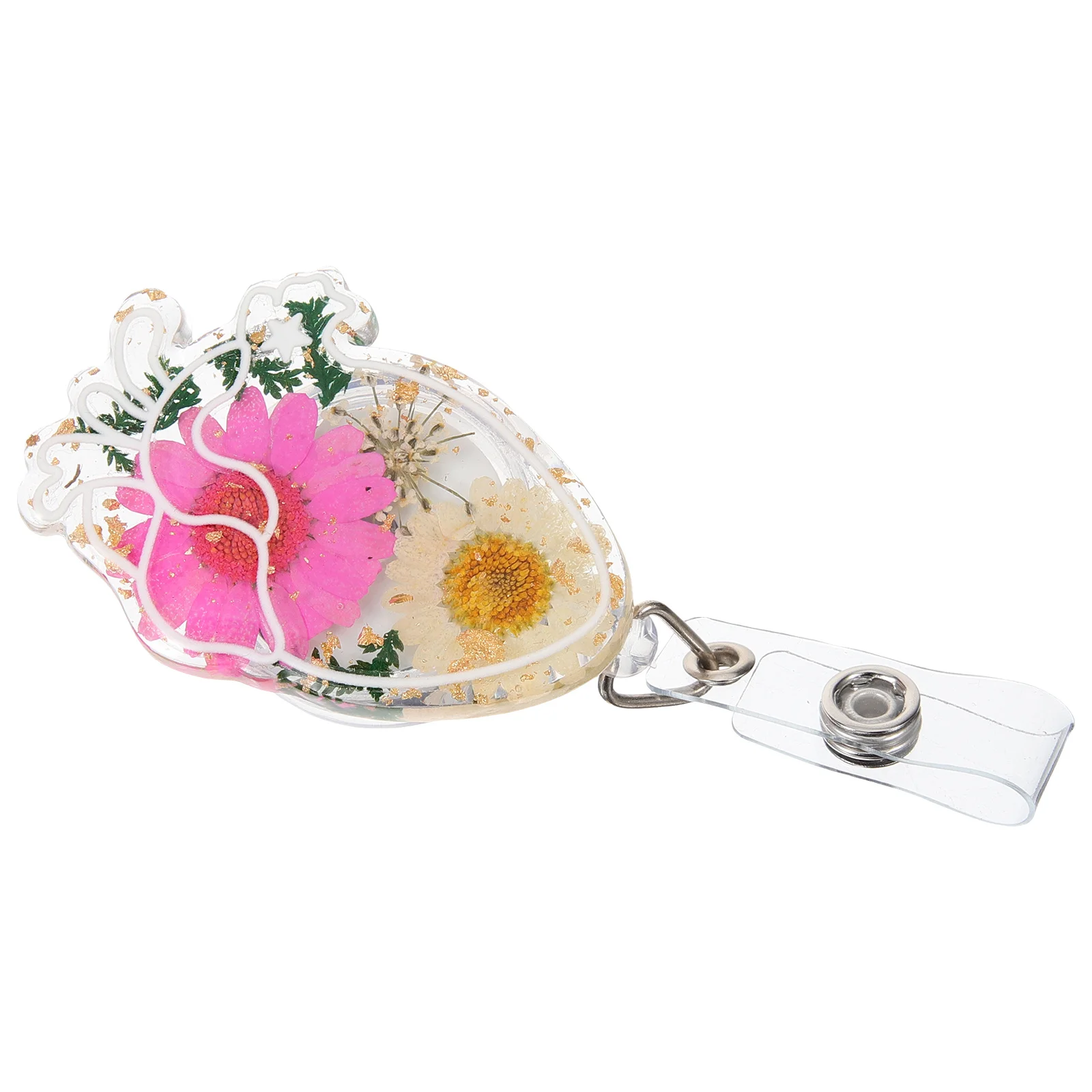 

Badge Holder Retractable Clip Belt Fastened Multi-Function Id Card Holder Name Tag Clips Nurse Worker Industry Use