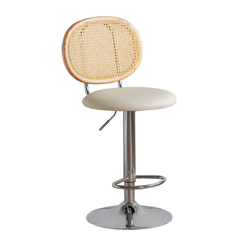 المعادن الصلب المخملية كرسي طويل الساق الاكريليك الأبيض منجد الحد الأدنى Bitrots كرسي طويل الساق الأسلحة منجد سيلا ألتا بار الأثاث