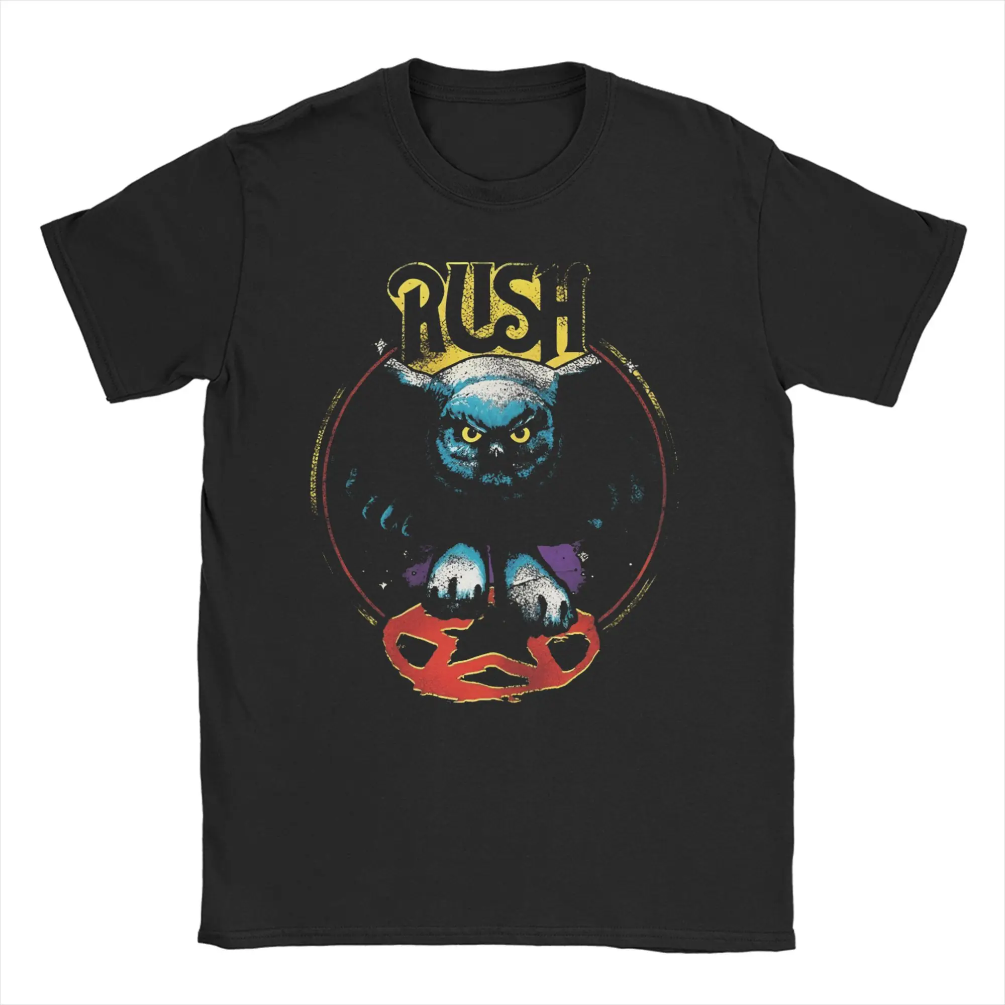 Roll Never Walk Alone Rush 2112 Band T Shirt Men Women's Cotton T-Shirts O Neck Tee Shirt Short Sleeve Clothes Party
