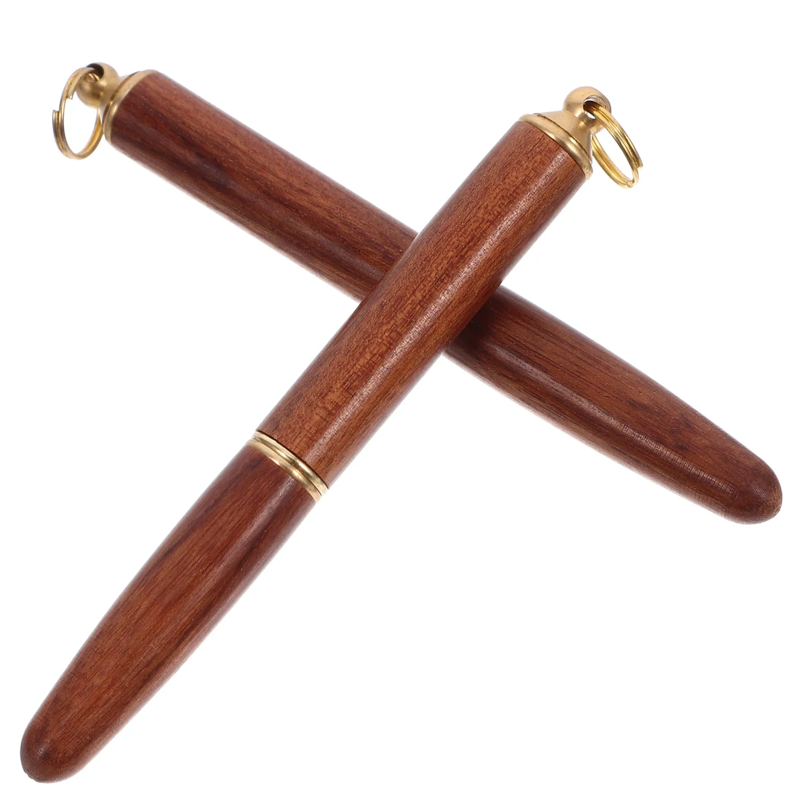 

2Pcs Care Tools Solid Wood Cleaner Keychain Ear Spoon Earwax Cleaning Tools Portable Brass Ear Pick Wax Removal