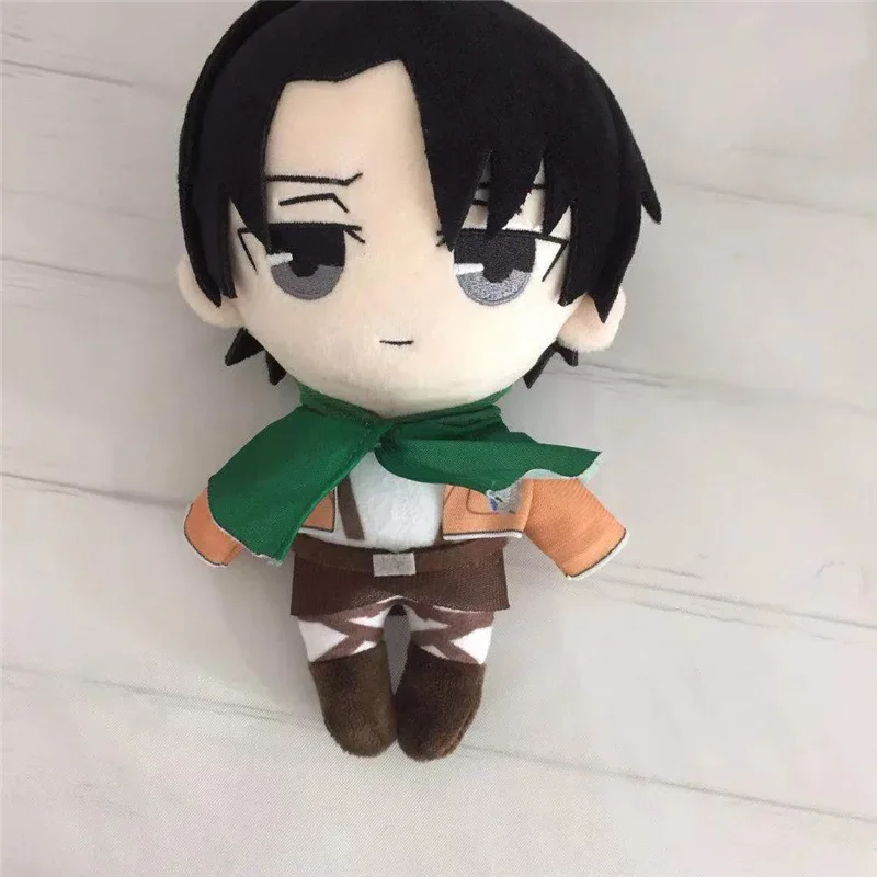 

New Arrival Levi Ackerman Cosplay Anime Mikasa Eren Jaeger Chibi Manga Cute Soft Adorable Cartoon Plush Birthday Present Gifts