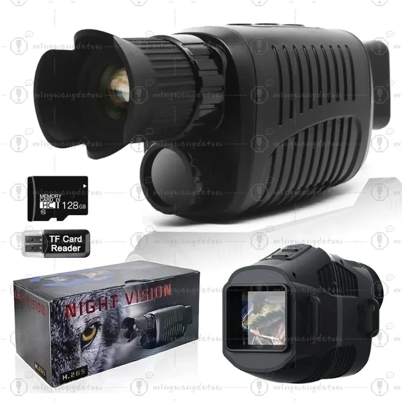 M5 High-Power Night Vision Scope 1080P Camera Telescope 940nm IR Crosshair Hunting Monocular