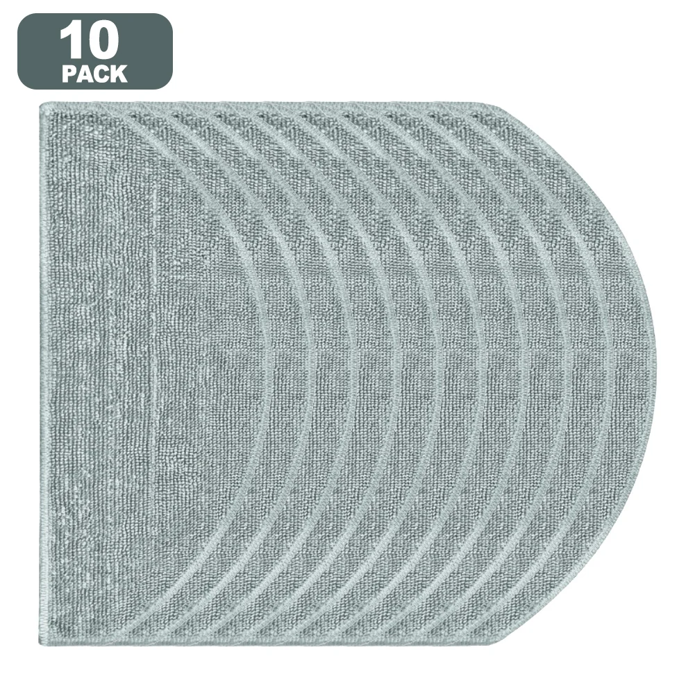 Microfiber Replacement Mop Cloth Set for DEERMA S30 / for DEM S30 Robot Vacuum Washable Reusable 4 Pack 10 Pack Options