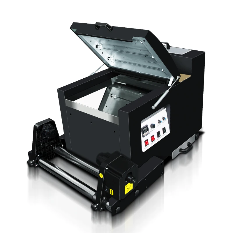 DTF Powder Shaker and Dryer Machine, Automatic DTF Film Shaking Powder Curing Oven for T-shirt Heat Transfer Printing