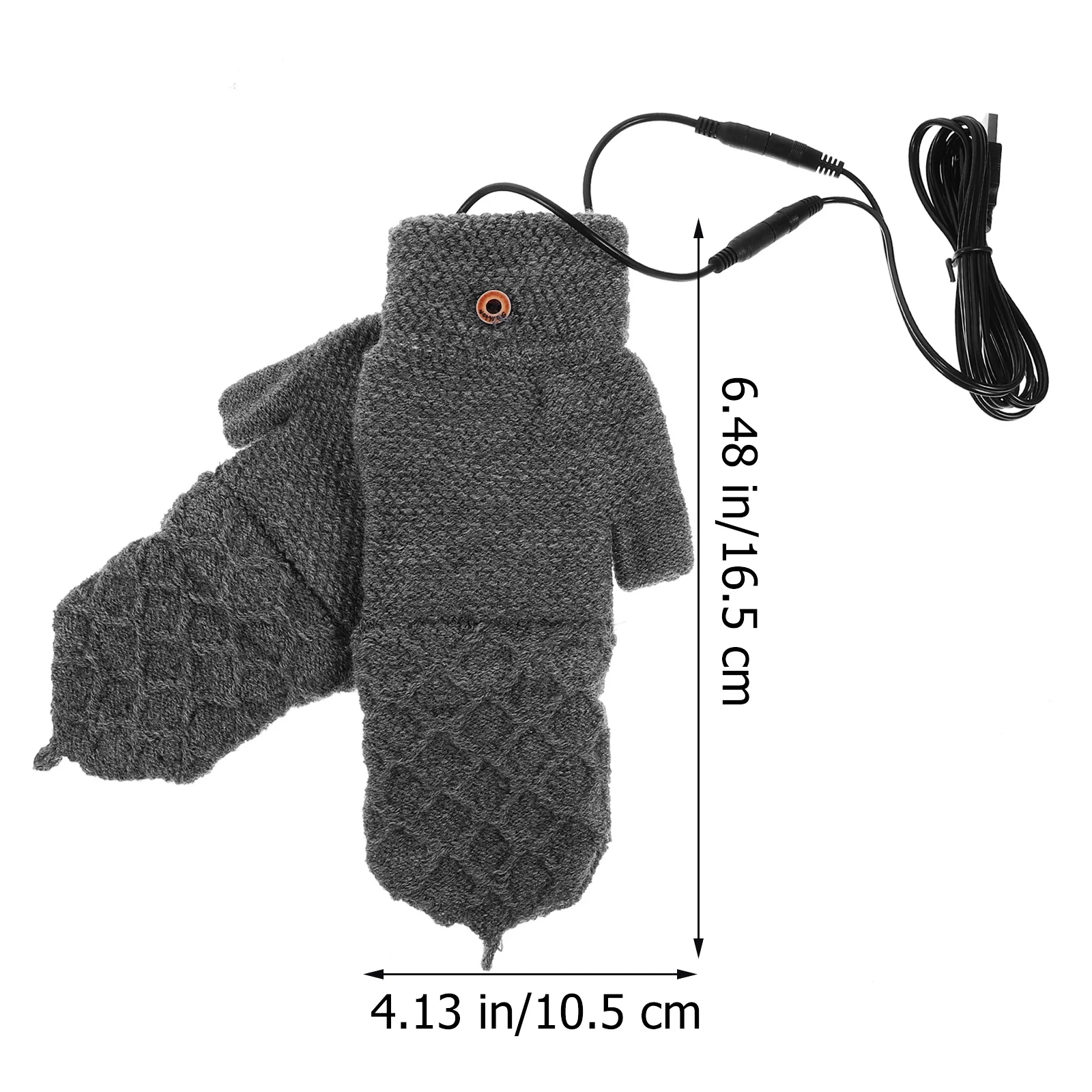 

1 пара зимних перчаток с подогревом, портативные терморукавицы для катания на лыжах, ветрозащитные теплые перчатки с подогревом для женщин, зимние перчатки с подогревом