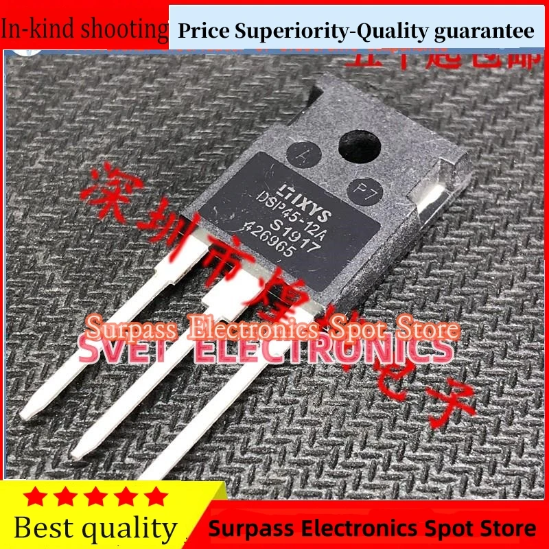 10PCS-50PCS  DSP45-12A  TO-247 1200V 45A   Original  Fast shipping