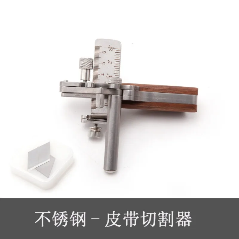 Stainless Steel Leather Strap Cutter DIY Belt Slicer Craft Tool