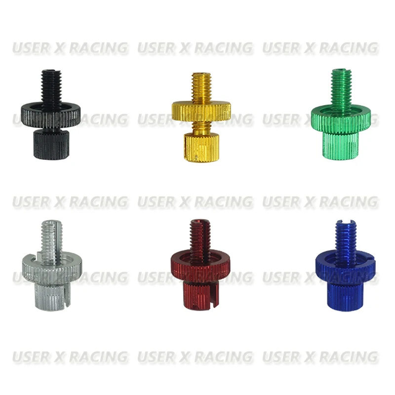 USERX Motorcycle Universal accessories M8 aluminum alloy color adjustment screw direct deal Real materials For Scooter