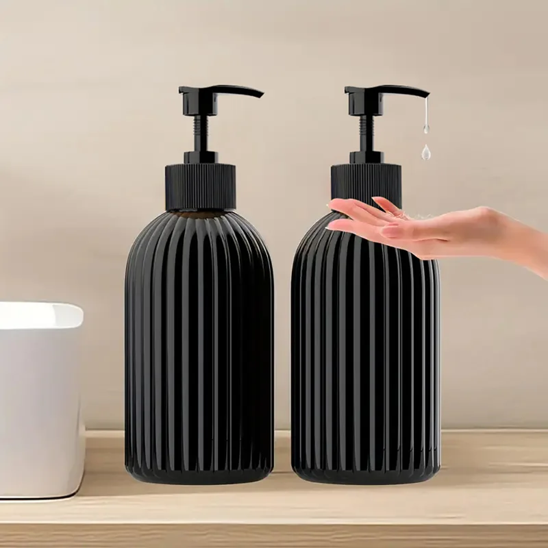 1/2PCS 500ml Strip Soap Dispenser Refillable Shampoo Bottle Conditioner Liquid Lotion Body Wash Container For Bathroom Kitchen