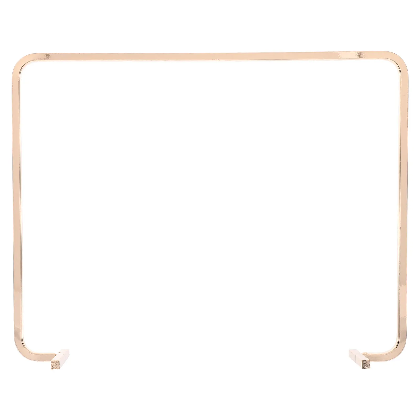 Desk Calendar Stand Mini Easel Display Beech Frame Iron Spacesaving Design Longlasting Metal Stability Flip Bracket Holder