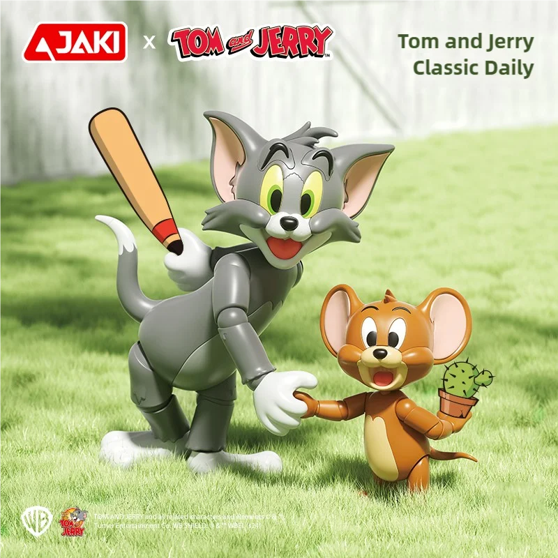 

JAKI Tom and Jerry Building Block, строительная игрушка, классическая модель Tom Jerry, креативная коллекция фигурок, украшения, подарки для мальчиков, игрушка