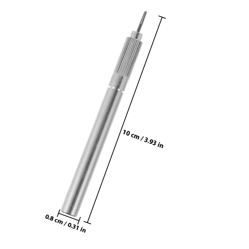 مجموعة أقلام اللف المعدنية من الفولاذ المقاوم للصدأ طرف مشقوق لصنع الخرز اليدوي الورقي ومشاريع قصاصات البطاقات #5