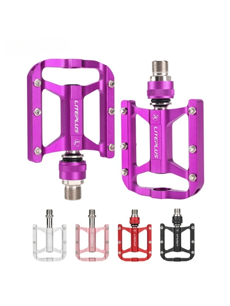 AliExpress MEROCA Liteplus Double - sided Non - slip Aluminum Alloy Quick - Release Bicycle Pedals: 3 - Bearing, Ideal Mountain Bike Parts
