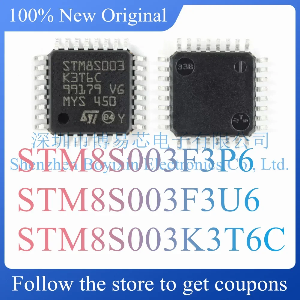 NEW STM8S003F3U6 STM8S003K3T6C STM8S003F3P6.Original Product.