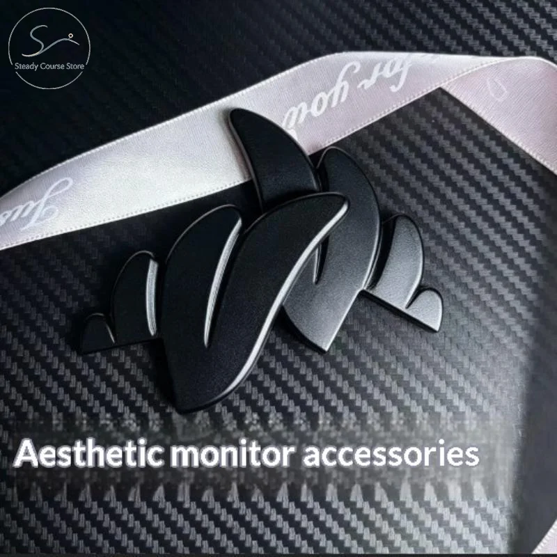Ear Ornament Display Bracket 1Pair 3D Printed Self-Adhesive Creative Stand for Dorm Room Vanity Jewelry Organization