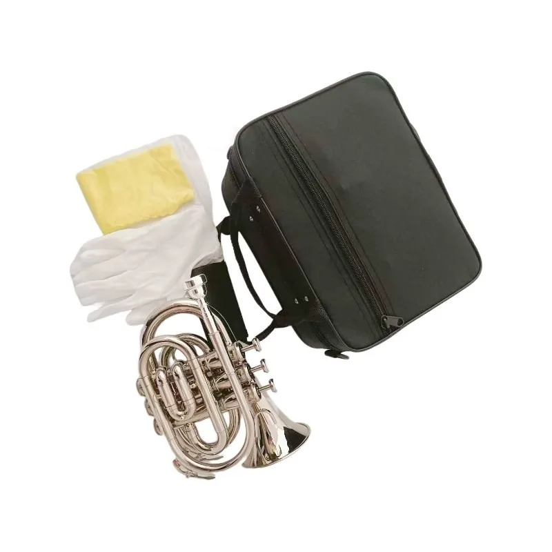 Instrumento de trompete de bolso, trompete de palma profissional