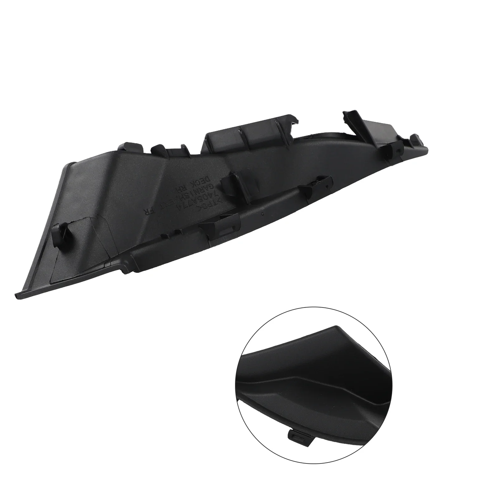 Pair Front Windshield Corner Trim Cover for Mitsubishi Outlander Enhance Car's Appearance Long lasting Material