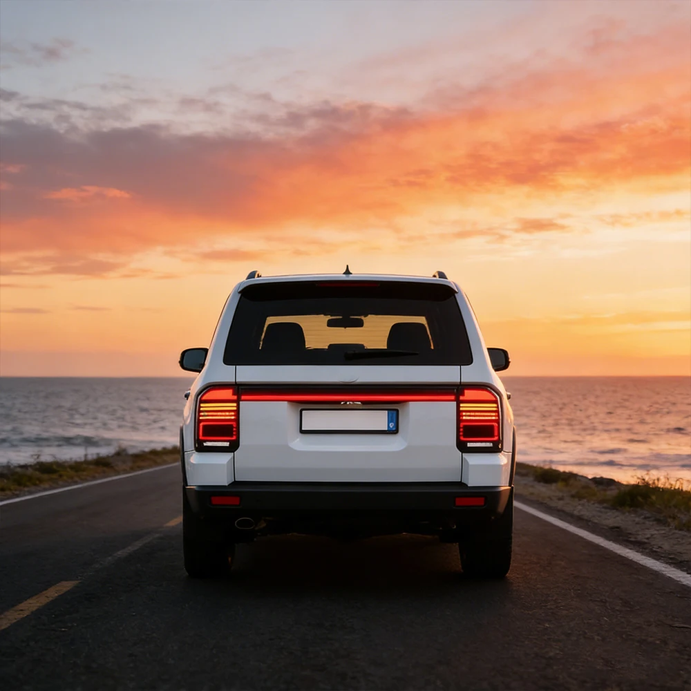 

LED Tail Lights Assembly for Toyota LC250 2024-2025 Streamer Turn Signal Lights Plug and Play Rear Lamps Car Styling Accessories