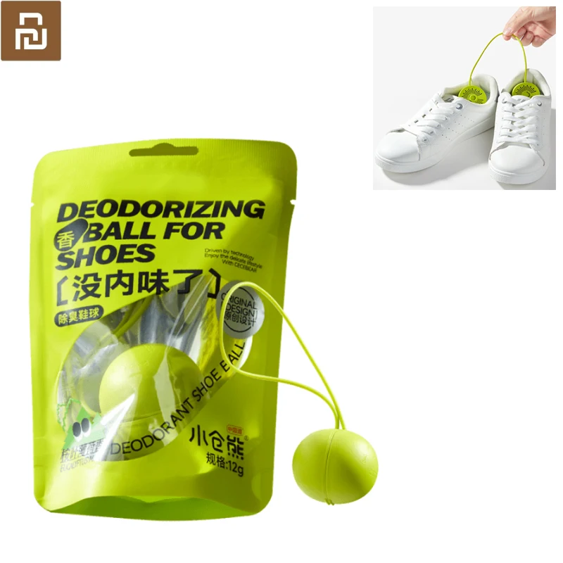 Youpin CECEBEAR Deodorizer Freshener Balls For Shoes Multifunction Hanging Rope Design   45days Last Footwear Shoe Closet Toilet