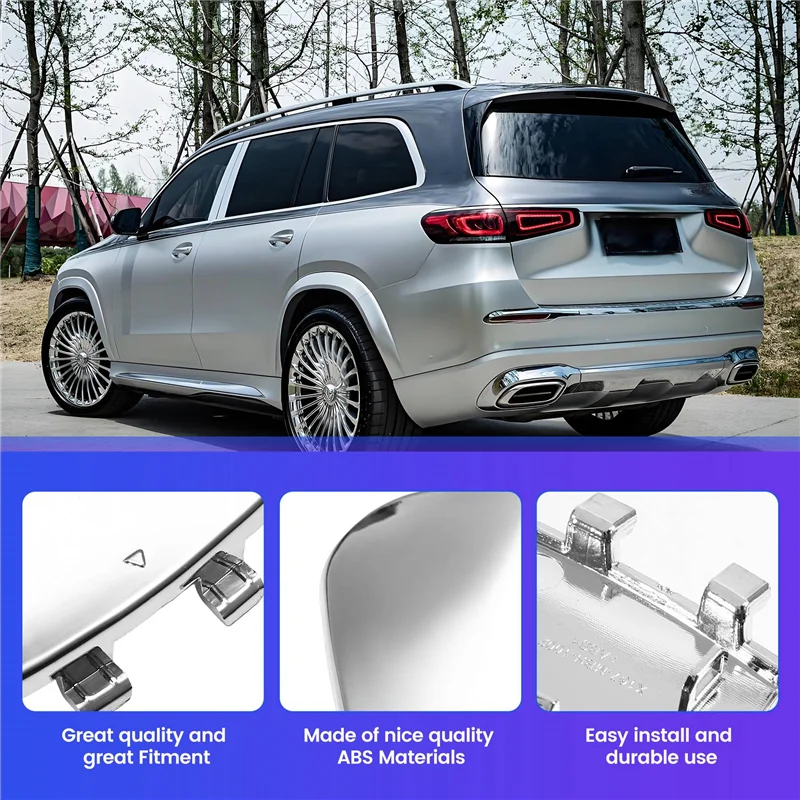 Efficientt-1678858204 المصد الخلفي غطاء مقطورة غطاء حلقة السحب لمرسيدس بنز مايباخ GLS 600 480 4MATIC 2021 #5