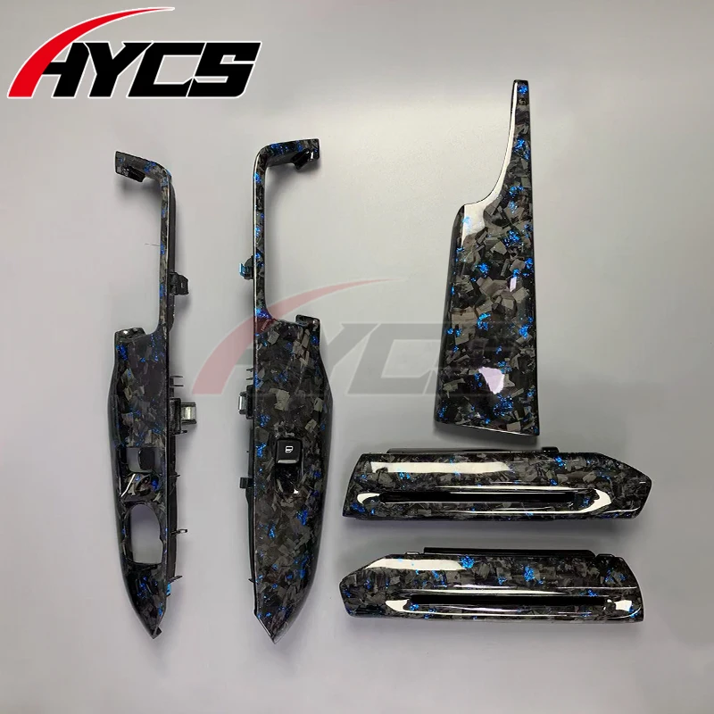 For Ford 6th Mustang GT Shelby 2015-2023 Carbon Fiber Manufacturer Wholesale Central Control Auto Interior Part CarInterior Trim view 5