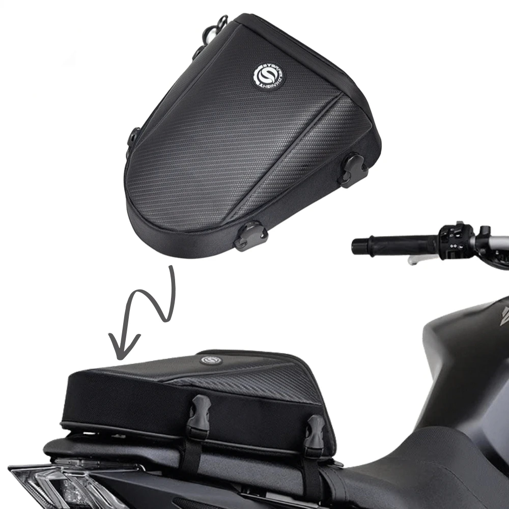 

For V-STROM DL250 DL 650 DL650 DL1000 DL 1000 Motorcycle Tail Bag Multi-functional Rear Seat Bag Rider Backpack