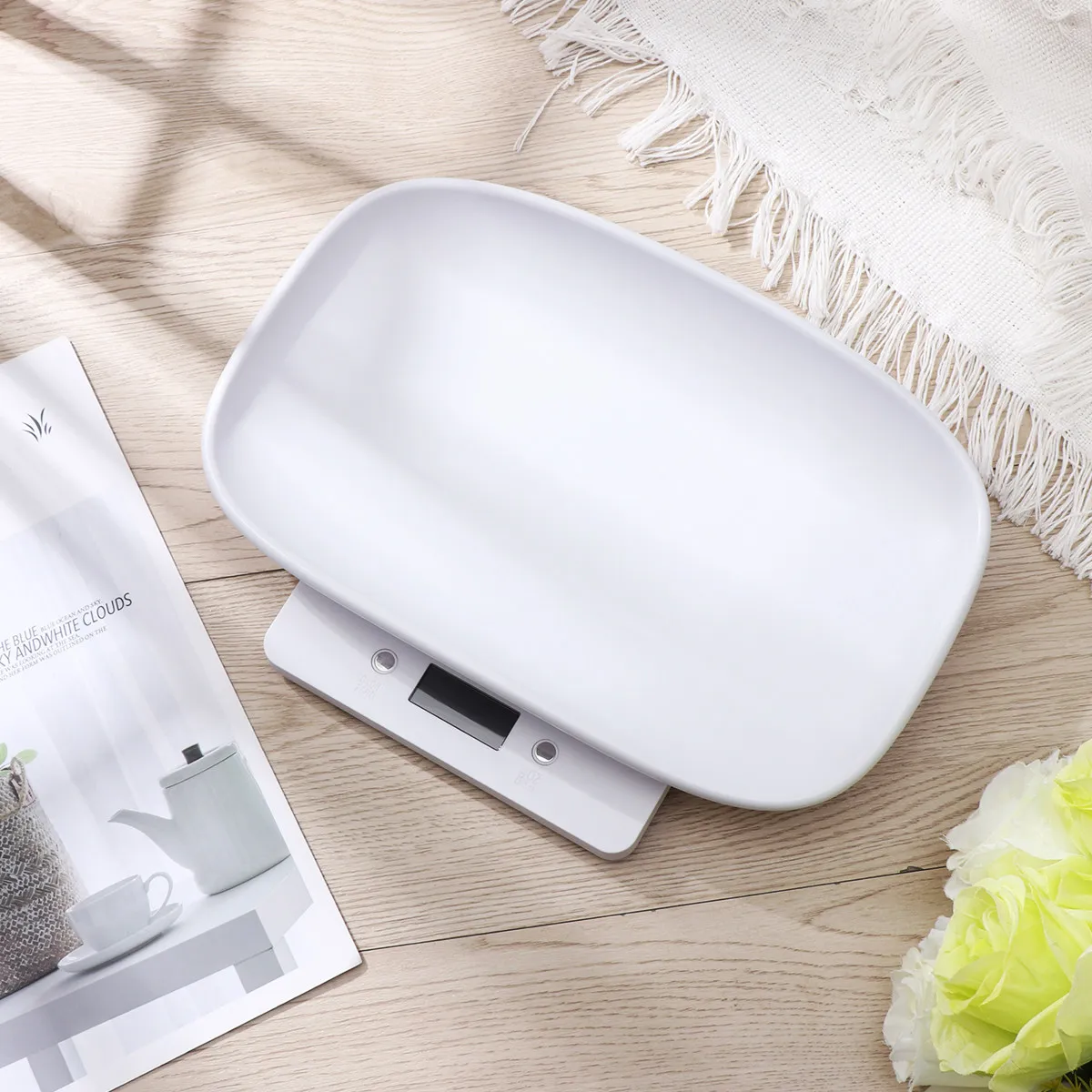 1Pcs Digital Pet Scale Portable Miniature Precision Baby Pet Scale Tool 10Kg for Cat Dog Hamster Parrots Small Animal