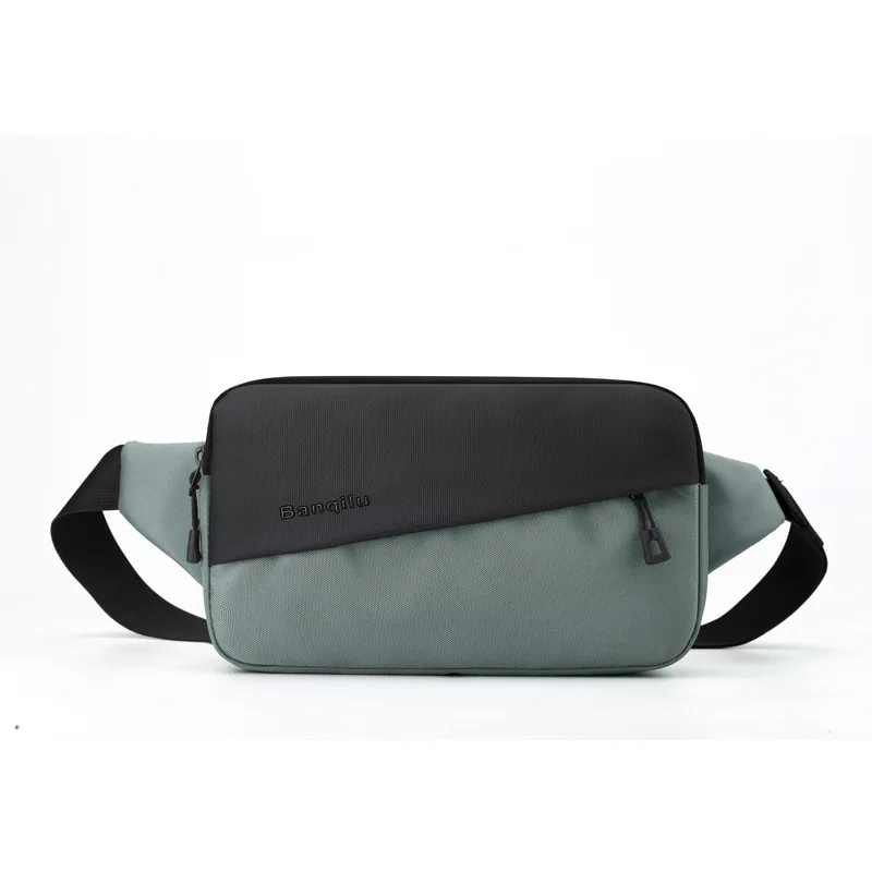 Riñonera impermeable para hombre, bolso de cintura para el pecho y el vientre, riñonera de marca a la moda, bolsa de viaje para teléfono, plátano