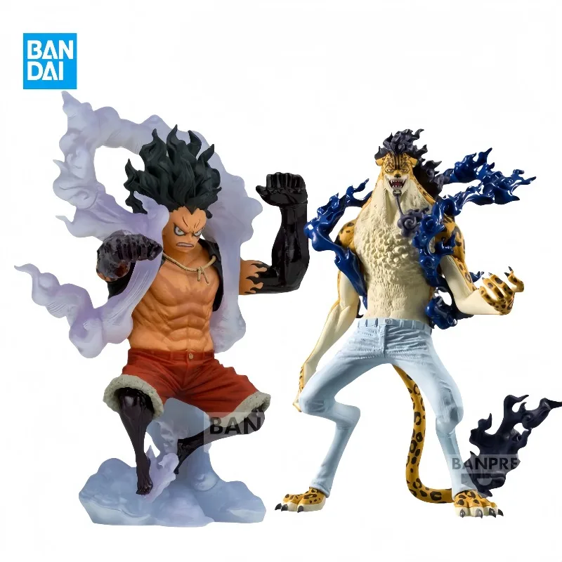 【มีสินค้าในสต็อก】 ของแท้จาก BANPRESTO KING OF ARTIST ONE PIECE โมนกี้ ดี ลูฟี่/โรบ ลุชชี่ ฟิกเกอร์อนิเมะขนาด 14 ซม. ของสะสม ของขวัญ
