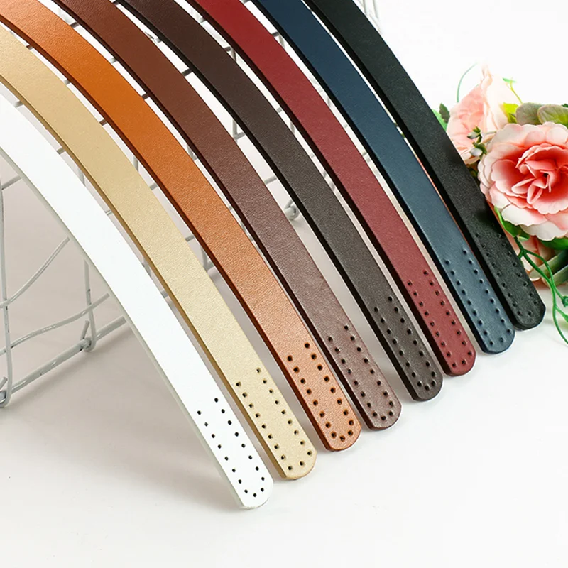 1pcs PU Leather Bag Belt New Detachable Handbag Band Handle Shoulder Bag Strap Gift Box Handle Band DIY Crossbody Bag Accessory