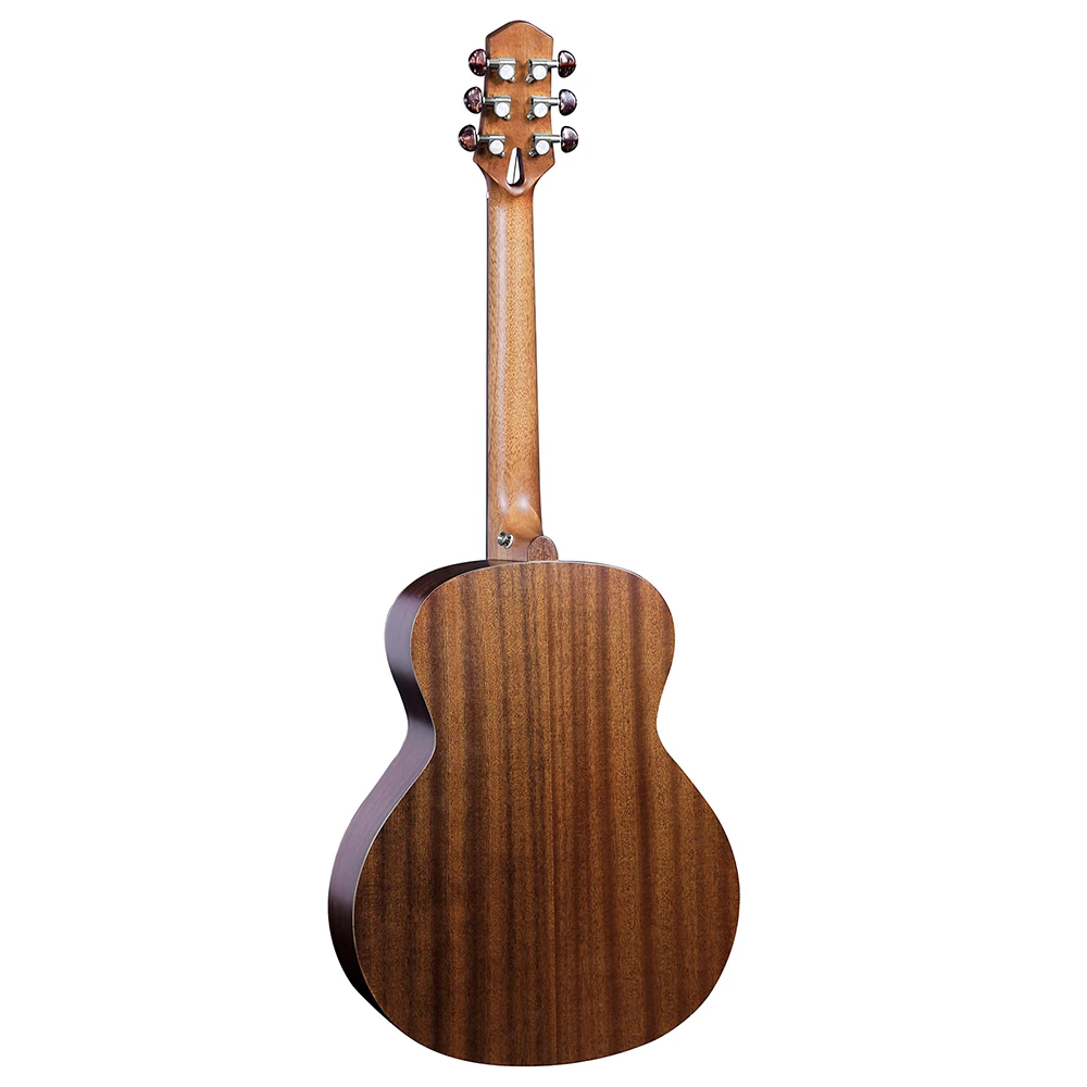 Mini 36 Inch Acoustic Guitar Fir Wood Panel Sapele Backplane High Quality Beginner Gig Guitar Wood Color Matte Folk Guitar