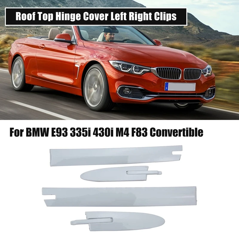 Car Roof Top Decorative Hinge Cover Lid Replacement Parts For BMW 3 4 Series 430 F33 M3 F83 M4 E93 328 335 Convertible