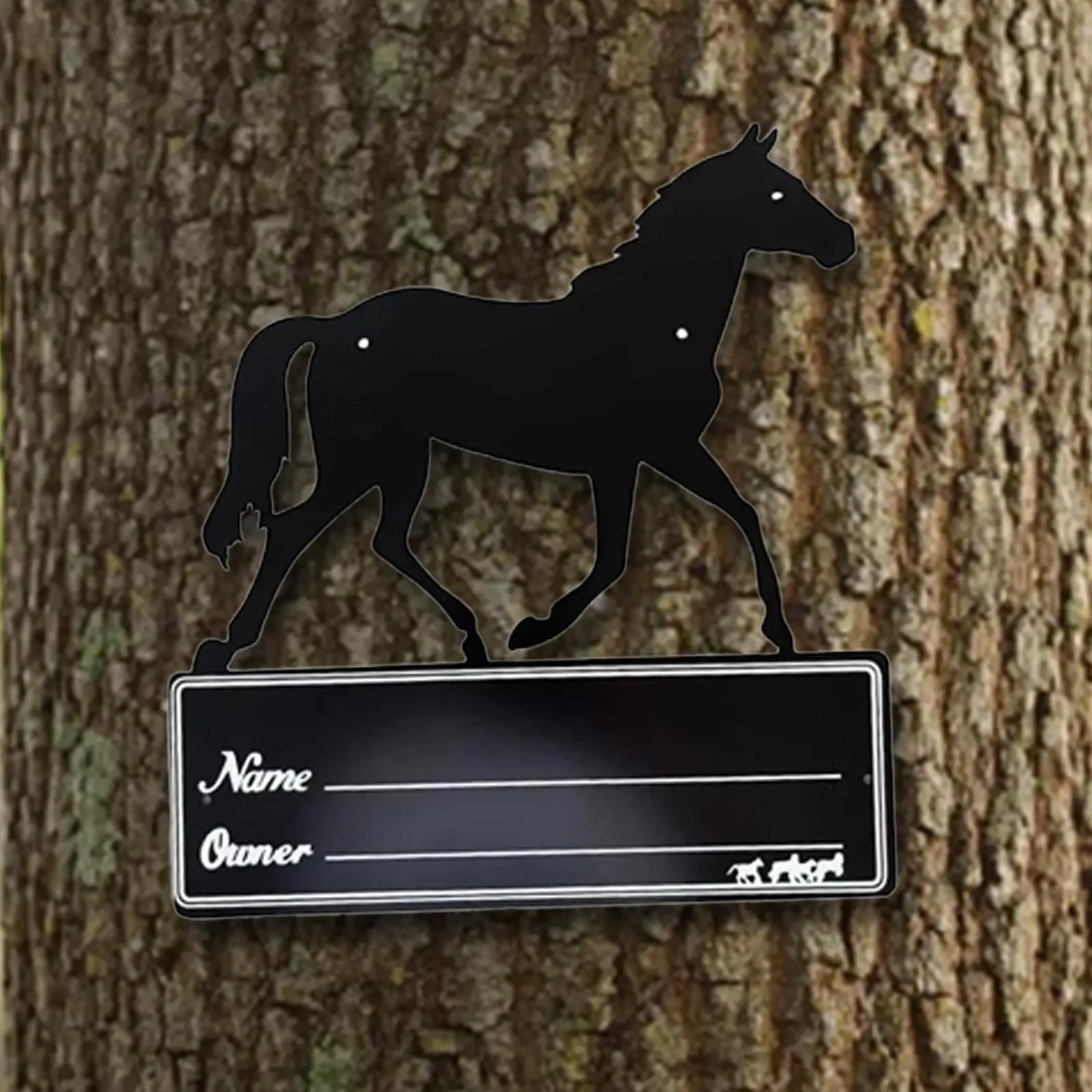 

Horse Stall Name Plate Unique Horse Stall Door Decoration Horse Stall Sign