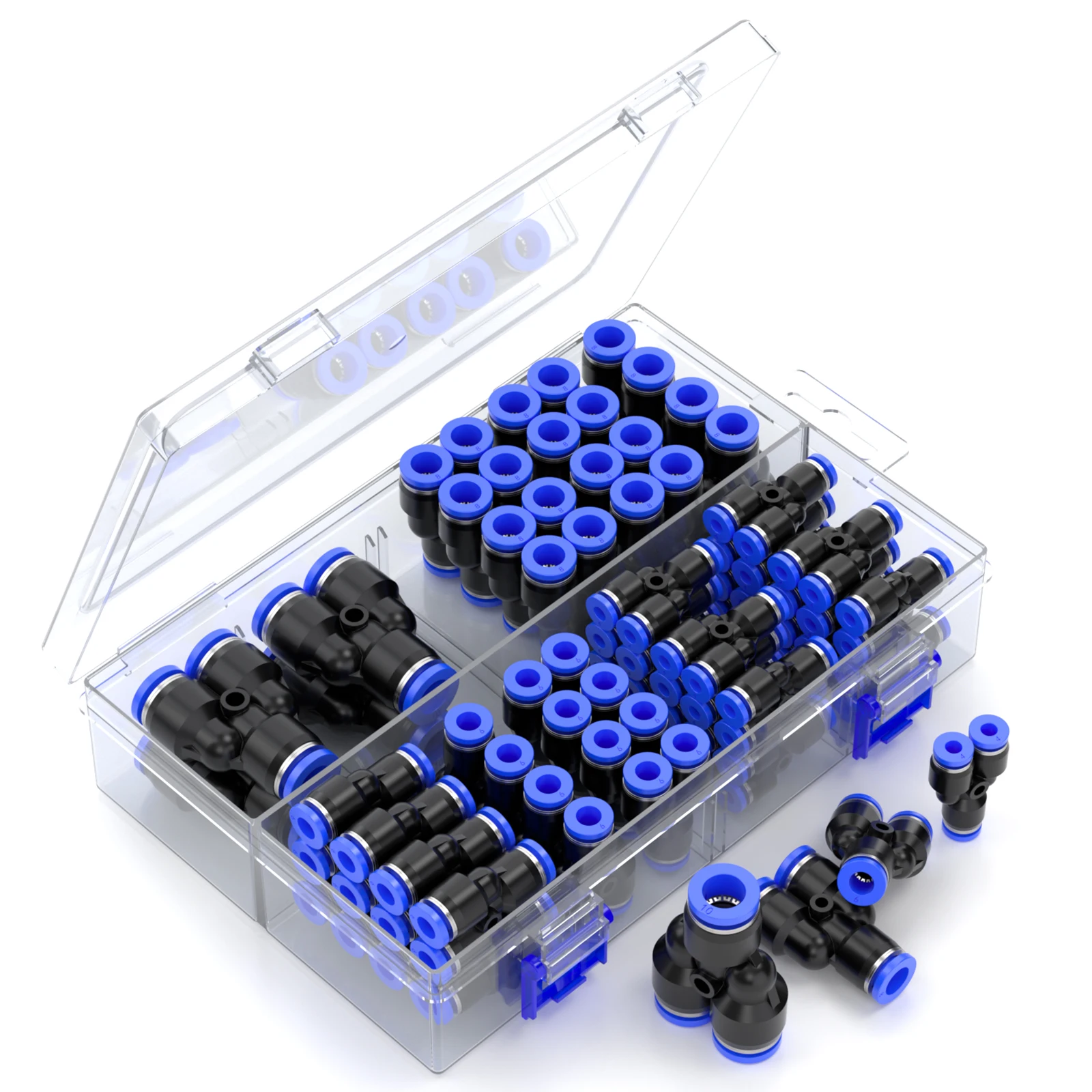 

Комплект соединителей для пневматического шланга PY PW, набор разъемов для быстрого воздуха и воды, размеры от 4 мм до 16 мм в комплекте для промышленного использования