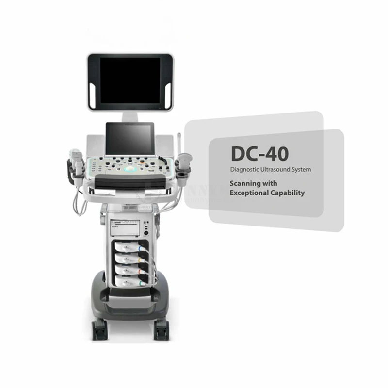 Medical High Quality Mindray DC-40 Ultrasound Machine Color Doppler System Trolley Type Ultrasound Device