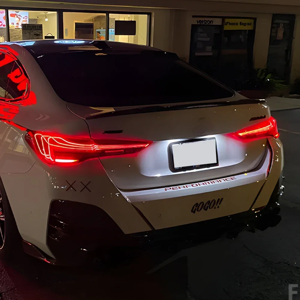 

Для BMW 4 серии G22 G82 M4 2021-2025 автомобильные задние фонари обновление светодиодные высококачественные лазерные задние фонари аксессуары в сборе