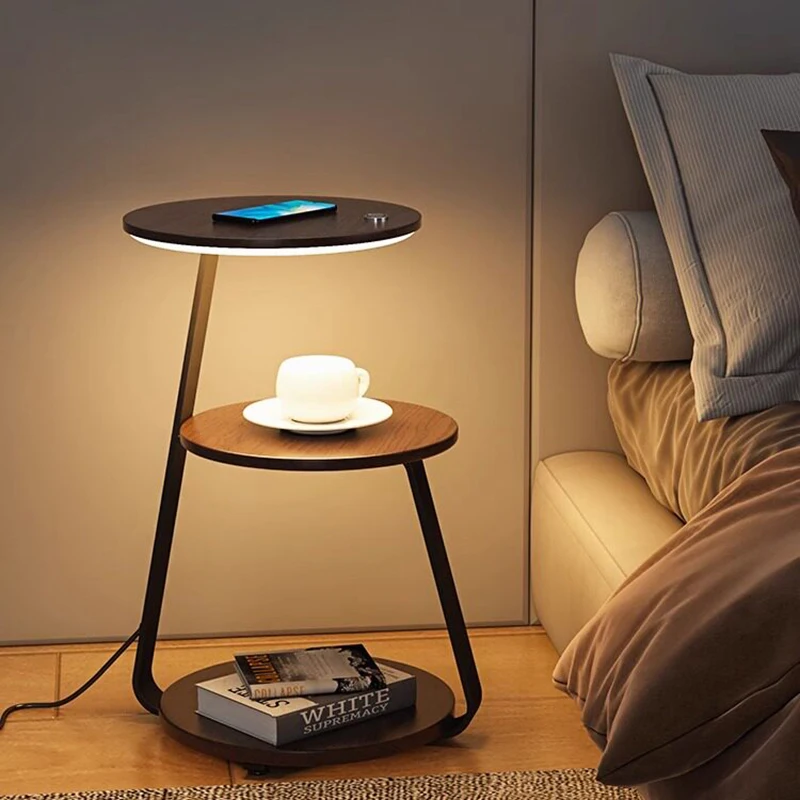 Bedroom bedside table lamp wireless charging network touch on floor lamp LED lamp bedroom living room floor lamp desk lamp bedsi