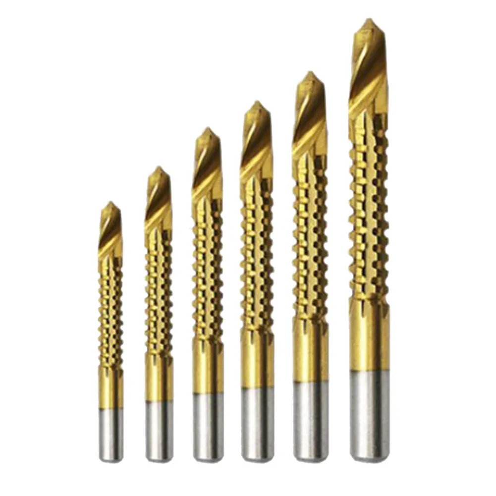 3-8mm Drill Bit Set High Speed Steel Drill Metalworking 135° Bevel Blade Effective Chip Removal Good Wear Resistance