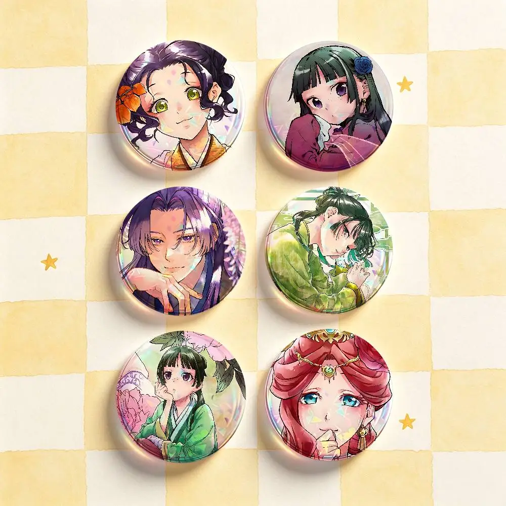 T-The Apothecary Diaries Badges Round Nijigen Otaku Culture IP peripheral products 58mm 44mm 32mm 75mm 25mm Mini