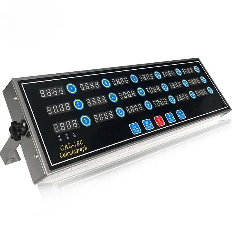 Timer time management, restaurant kitchen multi-function eighteen-channel timer countdown reminder