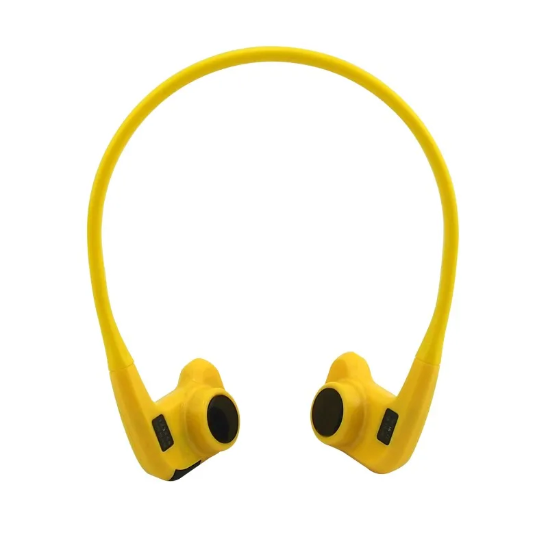 Waterproof Marine FM Radio Transceiver Conduction Headset Aquatic Sport Training Sailing Boat Swimming Headphone