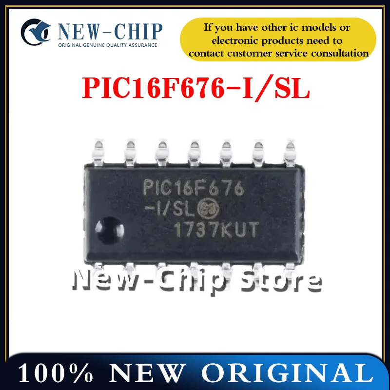 

2 шт.-50 шт./лот PIC16F676-I/SL SOP-14 микроконтроллер/8-битный чип новый оригинальный PIC16F676