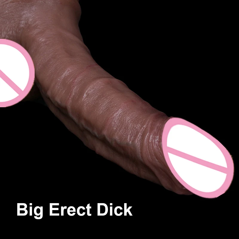 XL Big Erect Dildo Huge Thick Silicone Penis Cheap Female Masturbator Adult Product Suction Cup Anal Sex Toys For Woman Massager