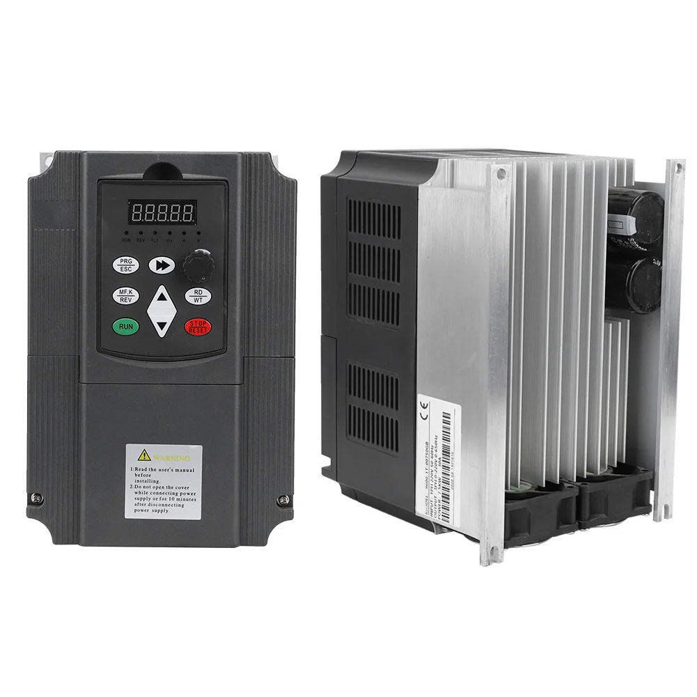 NFLIXIN@ Variable Frequency Inverter VFD Single Phase 220VAC Input 3-Phase 220VAC Output 7.5KW 9600-1T-00750GB