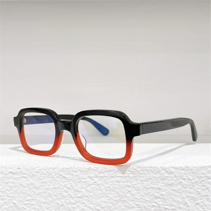 

Optical Eyeglasses For Men Women 507 Retro Square Style Anti-Blue Full Frame Glasses With Box