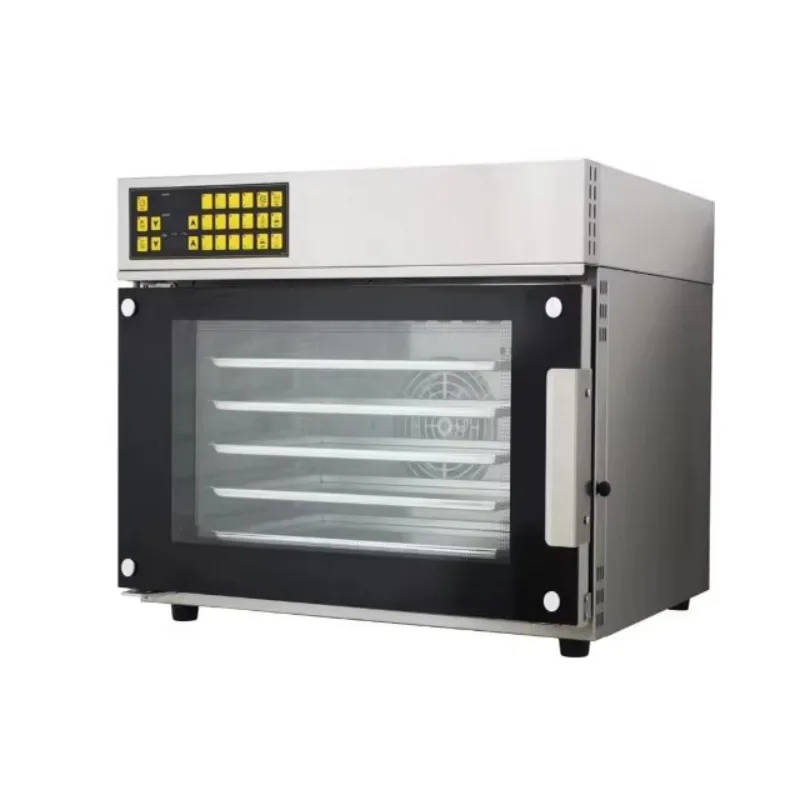 60L Commercial Household Air Convection Oven Bread Meat Baked Goods Intelligent Display Home Use Bakeries Wheat Egg Corn Raw