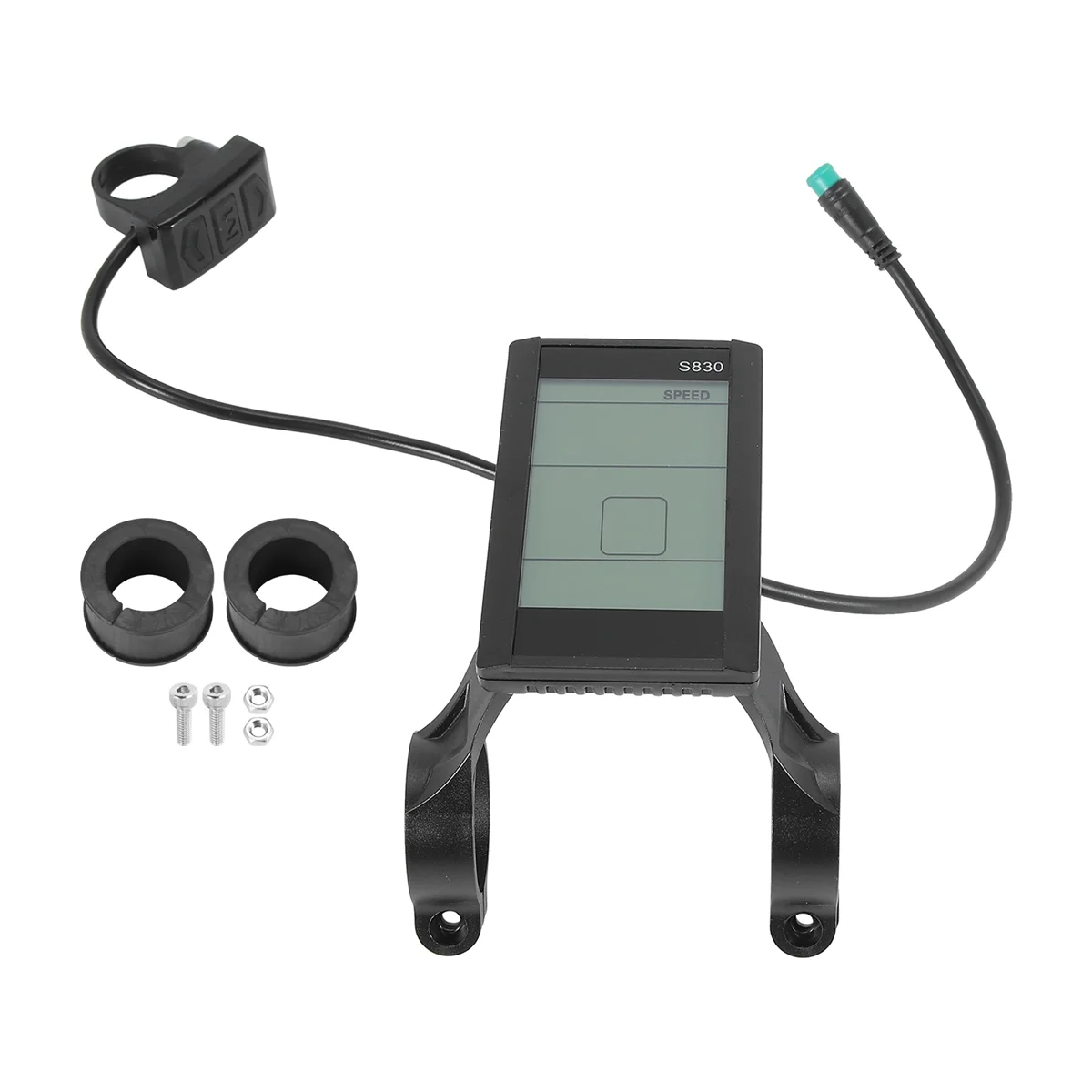 

Protocol 2 Electric Bicycle Bike Display 24V 36V 48V LCD S830 Display with USB Waterproof Connection (5 Pins)