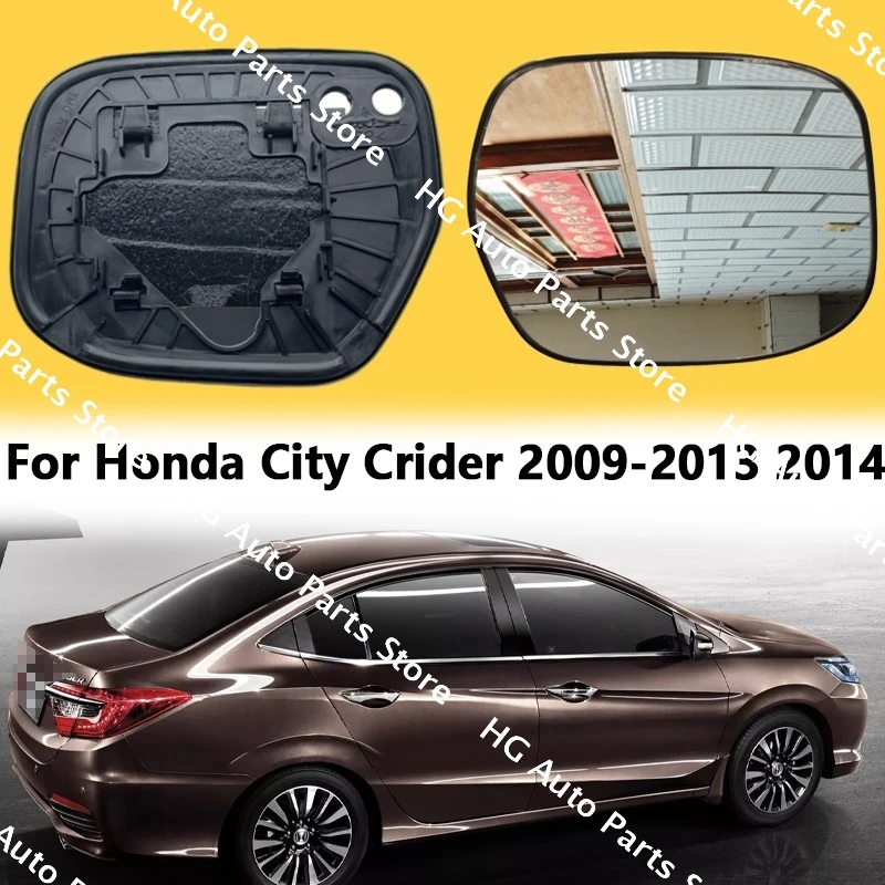 

76203TM0T01 76253TM0T01 для Honda City Crider 2009 2010 2011 2012 2013 2014 автомобильное боковое зеркало заднего вида, стеклянная линза без подогрева